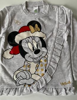 Kinder Mädchen Minnie Mouse Disney Baby-Weihnachtspullover Pulli Weihnachten leicht gefüttert Grau Bunt Marke: Disney Gr. 86 - Albstadt