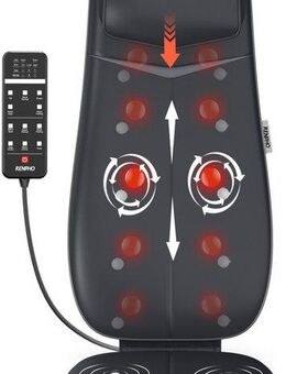 RENPHO Shiatsu-Massagesitzauflage Neck & Back Massager Cushion S BM076, für Tiefenentspannung des Nackens & Rückens -- Wärme & Vibration