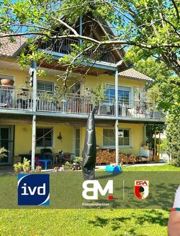 In Kürze frei! Geräumige 3,5-Zimmer Erdgeschosswohnung mit 107 m² und großem Garten in Mering - Mering