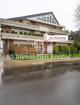 Treckfahrtstief 1a Lage! Komfortable Erdgeschosswohnung mit Terrasse und Garage in bevorzugter Wohnlage! - Emden
