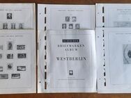 Schaubeck Lose/ Vordruckblätter "Westberlin" von 1970 – 1981 für Briefmarkenalben - Niederfischbach