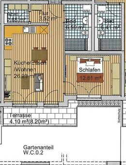2-Zimmer m. Gartenanteil Wohnung am Stadtpark in Senden-Wullenstetten zu vermieten - Senden (Bayern)