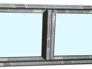 Kunststofffenster neu auf Lager, 150x80 cm bxh 2-fl Mooreiche - Essen