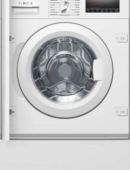 BOSCH Einbauwaschmaschine Serie 8 WIW28443, 8 kg, 1400 U/min, AquaStop, Speed Perfect, Nachlegefunktion, Kurzprogramme