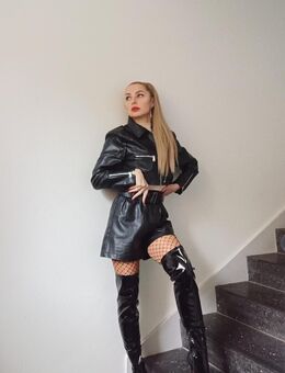 Kunstlederjacke schwarz - Hamburg