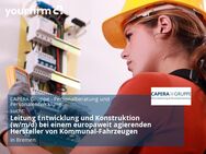 Leitung Entwicklung und Konstruktion (w/m/d) bei einem europaweit agierenden Hersteller von Kommunal-Fahrzeugen - Bremen