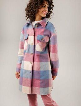 Aniston CASUAL Fleecejacke im Karo-Dessin