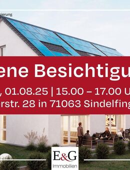 Provisionsfrei für Käufer! Letzte Chance - Nur noch 1 energieeffizientes Reiheneckhaus verfügbar! - Sindelfingen