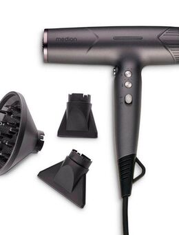 Medion® Ionic-Haartrockner HD2 (MD19984), 1500 W, Selbstreinigungsfunktion, je 3 Temperatur- und Luftstromstufen