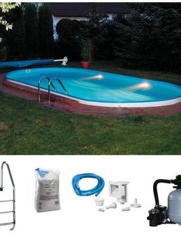 KONIFERA Ovalpool LANZAROTE 3 (Set, 5-tlg), für den Volleinbau in verschiedenen Größen