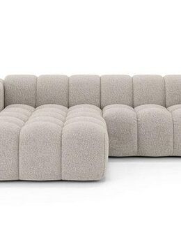 OTTO home Ecksofa KALLIE Design-Sofa mit Wellenunterfederung, Bubble-Optik, 248/186/72cm, moderne Steppung, hoher Sitzkomfort und modernes Design