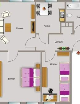 Demnächst frei! 3-Zimmer-Wohnung in Neukirchen-Vluyn Neukirchen - Neukirchen-Vluyn