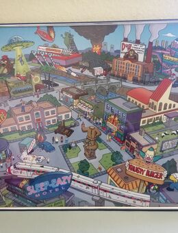 Bild "The Simpsons" mit Rahmen - Elmshorn