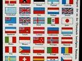 Berlin Olympiade 1936 - Historische Ansichtskarte „Flaggen der an der Olympiade beteiligten Nationen“ in 57572