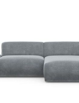 TRENDMANUFAKTUR Ecksofa Braga, mit hochwertigem Kaltschaum, L-Form, in Cord erhältlich, modernes Sofa, Couch mit hohem Sitzkomfort, 275/72/160 cm (B/H/T)
