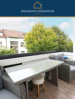 *** Reserviert *** - Dieser Grundriss wird Sie überzeugen - Vermietete 4-Zimmer-Wohnung mit Balkon - Landshut