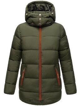 Navahoo Winterjacke Wattewölkchen Modische Damen Steppjacke mit kontrastfarbenen Details