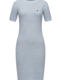Ragwear Strickkleid Kolya kurzärmliges Damen Midikleid in Strickoptik