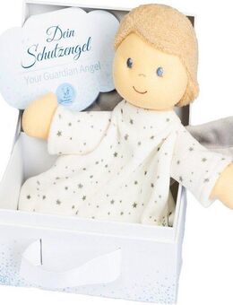 Sterntaler® Schmusetuch Schutzengel M, mit integrierter Rassel und Geschenkbox