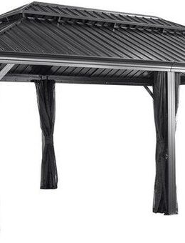 Sojag Pavillon Gazebo Messina, (Set), BxT: 363x598 cm, mit 6 Moskitonetzen