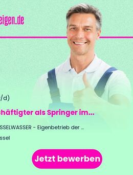 Beschäftigter (w/m/d) als Springer im Dreischichtbetrieb - Kassel