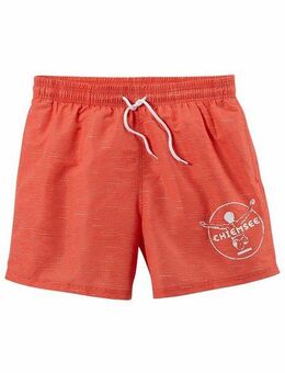 Chiemsee Badeshorts Melange mit Logodruck, seitliche Eingrifftaschen