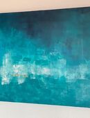 → Abstraktes Kunstwerk "Ozeanische Träume" Malerei in 88696