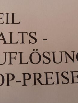 Teil Hausratsauflösung PP ab Haus - Landshut