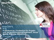 Praktikant:in / Student:in für Projekt- und Veranstaltungsmanagement, Social Media, Website, Redaktion - Hamburg
