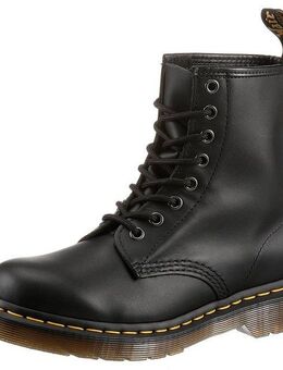 DR. MARTENS 1460 8 Eye Boot Schnürstiefel Festival, Blockabsatz, Schnürboots mit gelber Rahmennaht