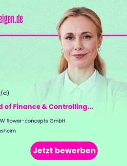 Head of Finance & Controlling (w/m/d) - Sinsheim