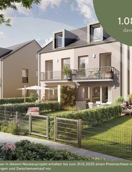 REIHENHAUS-AKTION: Traumhaftes Reihenhaus mit Balkon und Garten - Aschheim