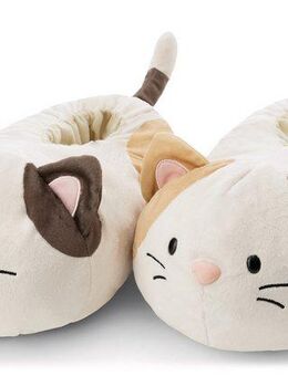 Nici Nici Green Mymochi Katze Angy Plüsch Hausschuhe Hausschuh zum Schlupfen