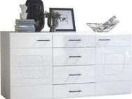 Innostyle Sideboard SPIRIT PLUS (3 St), weiß hochglanz MDF
