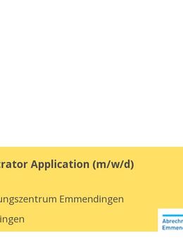 IT Administrator Application (m/w/d) - Emmendingen
