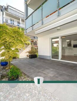 Bezugsfreie, moderne 3-Zi.-EG-Wohnung mit ca. 150 m² Garten, 2 Bädern u. TG-Stp. in Petershausen - Konstanz