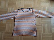 Jako-o LangarmShirt Gr. 152/158 orange/weiß gestreift 100% Baumwolle - Mudersbach