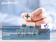 Pflegepädagoge als Honorarlehrkraft (m/w/d) - Stuttgart