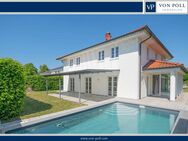 Mediterrane Traumvilla mit Außen-Pool, Fitness-Pavillon und Doppelgarage - Pocking