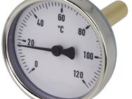 Bimetall-Zeigerthermometer 0-120°C 63 mm Fühler und 63 mm Gehäuse - Meerbusch