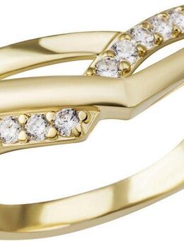 Firetti Fingerring Schmuck Geschenk Silber 925 Silberring Ring Spitze, mit Zirkonia (synth)