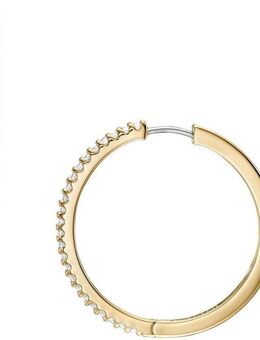 Fossil Paar Creolen Schmuck Geschenk Metall Ohrringe Ellis, mit Zirkonia (synth)