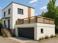 Entkerntes Reihenendhaus mit Garage, Tageslichtbad, 2 Terrassen, Balkon, 5 Zimmern und großem Keller - Güglingen