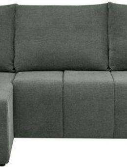 Home affaire Ecksofa Nortrud, 241 cm, L-Form, mit Schlaffunktion u. Bettkasten, Recamiere rechts / links montierbar, Feinstruktur-Bezug