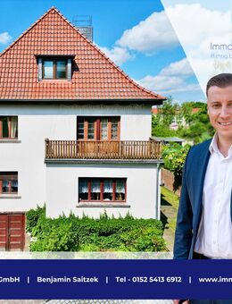 Zweifamilienhaus im Stadtvillenstil mit großzügigem Grundstück und Wellnessbereich! - Calbe (Saale)