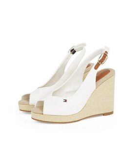 Tommy Hilfiger FLAG HIGH WEDGE ESPAD SLINGBACK High-Heel-Sandalette, Sommerschuh, Partyschuh, Keilsandalette, in schmaler Form