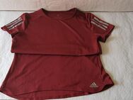 Adidas T-Shirt, Rot Burgunder, Kurzarm, Größe M, - Stuhr