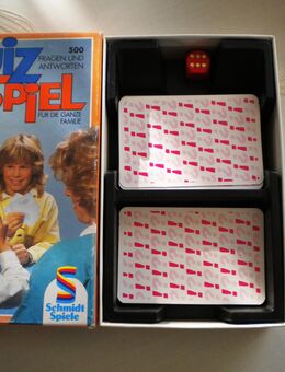 Schmidt-Quiz-Spiel,70/80er Jahre,8-88 Jahre,2-4 Spieler - Linnich