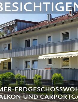 Rarität im Hochparterre: 3 Zimmer, Balkon, Garage – Ideal für Paare, Singles oder Kapitalanleger! - Waldkraiburg