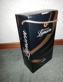 y04) Geschenkpackung von Champagner Lanson Black Label BRUT 0,75 l # NUR Verpackung # - Garbsen